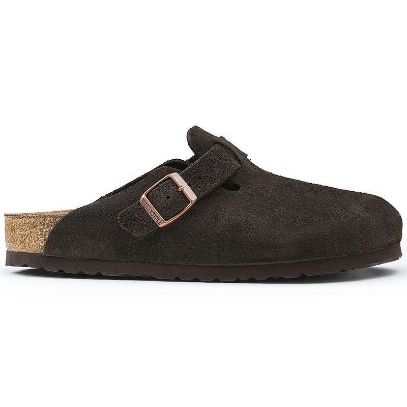 Boston Birkenstock Soft Footbed Semisove Panske Káva | SK 370UZG